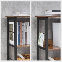 VASAGLE Bücherregal »LLS104B01«, Standregal mit 6 Fächern, offen, Aufbewahrungsregal, Wohnzimmer, Schlafzimmer, 120 x 33 x 80 cm, vintage -Vasagle Auslauf Geschäft 4bdbd48f 2e30 46af 9e2d 4b1482c0af8c