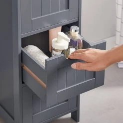 VASAGLE Badkommode »LHC40W LHC040G01«, Badezimmerschrank, Badschrank, weiß Grau, Weiß 35 VASAGLE Badkommode »LHC40W LHC040G01«, Badezimmerschrank, Badschrank, weiß Grau, Weiß -Vasagle Auslauf Geschäft 4de0e2cb 9fe1 4908 b53f 062aa3383a09