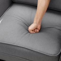 VASAGLE Relaxsessel »LAC003G01 LAC003M01«, Fernsehsessel, Loungesessel, mit Sitzkissen, für Wohnzimmer, Büro Beige, Grau -Vasagle Auslauf Geschäft 4dedeec5 0a48 4fd0 bbd1 1f575921f4c6