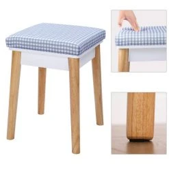 VASAGLE Schminktisch »RDT11BK RDT11K«, Frisiertisch, mit rundem Spiegel und gepolstertem Hocker, 2 große Schubladen Schwarz | schwarz, Weiß | natur 24 VASAGLE Schminktisch »RDT11BK RDT11K«, Frisiertisch, mit rundem Spiegel und gepolstertem Hocker, 2 große Schubladen Schwarz | schwarz, Weiß | natur -Vasagle Auslauf Geschäft 4ea26b5a c2ae 40fe b772 c5fc3e4f30de