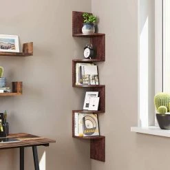 VASAGLE Bücherregal »LBC20BX LBC20WT LBC20BY LBC20BK LBC020M01«, Eckregal, Wandregal mit 5 Ablagen, Schlafzimmer, Wohnzimmer, weiß Grau, Nussbaumfarben, Schwarz, Vintage, Weiß 46 VASAGLE Bücherregal »LBC20BX LBC20WT LBC20BY LBC20BK LBC020M01«, Eckregal, Wandregal mit 5 Ablagen, Schlafzimmer, Wohnzimmer, weiß Grau, Nussbaumfarben, Schwarz, Vintage, Weiß -Vasagle Auslauf Geschäft 4fb549e0 6322 43b2 acda f5ce477655d0