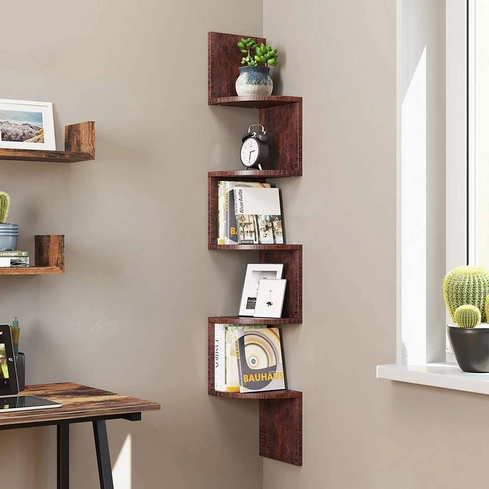 VASAGLE Bücherregal »LBC20BX LBC20WT LBC20BY LBC20BK LBC020M01«, Eckregal, Wandregal mit 5 Ablagen, Schlafzimmer, Wohnzimmer, weiß Grau, Nussbaumfarben, Schwarz, Vintage, Weiß 24 VASAGLE Bücherregal »LBC20BX LBC20WT LBC20BY LBC20BK LBC020M01«, Eckregal, Wandregal mit 5 Ablagen, Schlafzimmer, Wohnzimmer, weiß Grau, Nussbaumfarben, Schwarz, Vintage, Weiß – Bild 22