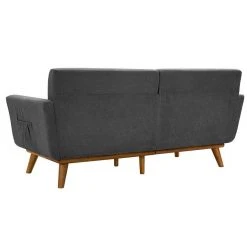 VASAGLE 3-Sitzer »LCS030«, Couch für Wohnzimmer, Beine aus Massivholz, Mid-Century Stil, 191 x 80,5 x 86 cm Beige, Grau -Vasagle Auslauf Geschäft 535024d1 6d9a 4f85 84ce 2b872059e5e5