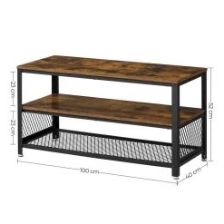 VASAGLE Lowboard »LTV50BX LTV40BX«, großer Fernsehtisch, TV-Schrank, Konsolentisch, 140/100 x 40 x 51,5 cm (L x B x H), Schlafzimmer, Wohnzimmer, Vintage 24 VASAGLE Lowboard »LTV50BX LTV40BX«, großer Fernsehtisch, TV-Schrank, Konsolentisch, 140/100 x 40 x 51,5 cm (L x B x H), Schlafzimmer, Wohnzimmer, Vintage -Vasagle Auslauf Geschäft 54aff651 816d 4636 9bcf 882a129a8151