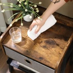 VASAGLE Nachttisch »LET64X«, Beistelltisch, Nachtschrank, Ablage mit herausnehmbarer Stoffschublade -Vasagle Auslauf Geschäft 5908f61d c0d9 4568 be96 4b805e6f785a