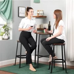 VASAGLE Barhocker »LJB034B01«, 2er Set, Barstühle, Esszimmerstühle, Höhe je 71 cm, vintage -Vasagle Auslauf Geschäft 5b122e4e 7fa6 4b00 b939 1e1d41d7d80d