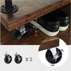 VASAGLE Kleiderständer »HSR66BX«, Schwerlast Garderobenständer auf Rollen, vintage -Vasagle Auslauf Geschäft 5d766b68 7b6f 41ba b390 d8489a5bd89b