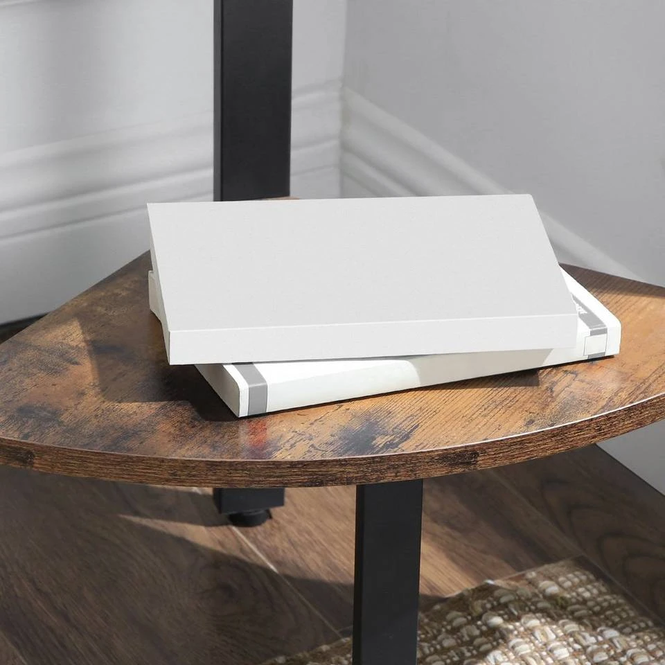 VASAGLE Eckregal »LLS35X LLS34X LLS034M01«, Standregal, Bücherregal, Leiterregal, Industrie-Design Greige-Schwarz, Vintage 21 VASAGLE Eckregal »LLS35X LLS34X LLS034M01«, Standregal, Bücherregal, Leiterregal, Industrie-Design Greige-Schwarz, Vintage – Bild 19