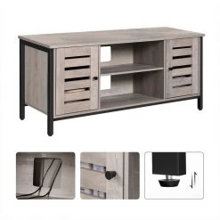 VASAGLE Lowboard »LTV43BX / MB«, TV-schrank, Fernsehtisch, mit 2 Schränken und 2 Regalebenen, 110 x 40 x 50 cm, Industrie-Design Greige-Schwarz, Vintage 29 VASAGLE Lowboard »LTV43BX / MB«, TV-schrank, Fernsehtisch, mit 2 Schränken und 2 Regalebenen, 110 x 40 x 50 cm, Industrie-Design Greige-Schwarz, Vintage -Vasagle Auslauf Geschäft 604d54bf bacb 4f2d 9c51 faec7d297764