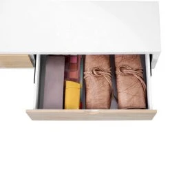 VASAGLE Schminktisch »RDT32K«, Frisiertisch, Kosmetiktisch mit Hocker, 4 Schubladen, weiß-naturfarben 13 VASAGLE Schminktisch »RDT32K«, Frisiertisch, Kosmetiktisch mit Hocker, 4 Schubladen, weiß-naturfarben -Vasagle Auslauf Geschäft 6237e968 a7e2 49a4 86aa 885836d385de