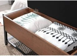 VASAGLE Sitzbank »LSB47BX LSB047B03«, Sitzbank, Eisen, vintage Haselnussbraun -Vasagle Auslauf Geschäft 65cd0593 04f7 4f39 9d46 e3652785746a