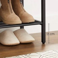 VASAGLE Schuhregal »LBS021B01«, Schuhschrank, für 14 Paar Schuhe, im Eingangsbereich, Industriestil, 100 x 30 x 90 cm -Vasagle Auslauf Geschäft 6905fbe6 0907 483e 9163 781bcc4b9632