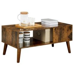 VASAGLE Couchtisch »LCT09BX«, Kaffeetisch im Retro-Stil Holzoptik, vintage 11 VASAGLE Couchtisch »LCT09BX«, Kaffeetisch im Retro-Stil Holzoptik, vintage -Vasagle Auslauf Geschäft 6a363387 92e6 4880 8dc8 05094ec7782a