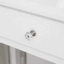 VASAGLE Schminktisch »RDT25WL«, Frisiertisch, Kosmetiktisch mit LED-Beleuchtung in 3 Farben, mit gepolstertem Hocker -Vasagle Auslauf Geschäft 6b9401d9 0e30 426c b96a 4630b96a3cff