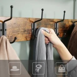 VASAGLE Garderobenständer »HSR47BX«, Kleiderständer mit Sitzbank, vintage 12 VASAGLE Garderobenständer »HSR47BX«, Kleiderständer mit Sitzbank, vintage -Vasagle Auslauf Geschäft 6d0bcbee 2178 459a b32b 07cb01b46fb9