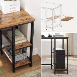 VASAGLE Schreibtisch »LWD72X LWD72MB«, L-förmiger Computertisch, Eckschreibtisch, greige Vintage 29 VASAGLE Schreibtisch »LWD72X LWD72MB«, L-förmiger Computertisch, Eckschreibtisch, greige Vintage -Vasagle Auslauf Geschäft 7056edfe 768b 4f5d b2d4 c4fb60b25c63