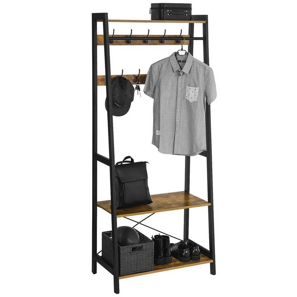 VASAGLE Garderobenständer »LGR13BX«, Kleiderständer im Industrie-Design, vintage 11 VASAGLE Garderobenständer »LGR13BX«, Kleiderständer im Industrie-Design, vintage – Bild 9