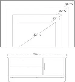 VASAGLE Lowboard »LTV42BX«, TV-schrank, für Fernseher bis 48 Zoll, vintage 15 VASAGLE Lowboard »LTV42BX«, TV-schrank, für Fernseher bis 48 Zoll, vintage -Vasagle Auslauf Geschäft 71676e3a ef76 420b 87eb 95e788245f49