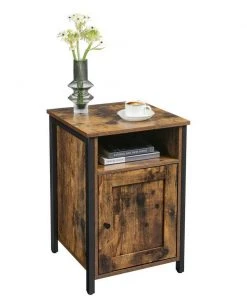 VASAGLE Nachtschrank »LET065B01« Beistelltisch mit Ablage, Metallgestell, Industrie-Design, vintage 14 VASAGLE Nachtschrank »LET065B01« Beistelltisch mit Ablage, Metallgestell, Industrie-Design, vintage -Vasagle Auslauf Geschäft 720840b4 8757 40a1 9dc4 a4de4384b731