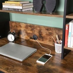 VASAGLE Computertisch »LWD65X«, Schreibtisch mit Regalaufsatz, mit Schrank und Schublade, vintagebraun-schwarz 16 VASAGLE Computertisch »LWD65X«, Schreibtisch mit Regalaufsatz, mit Schrank und Schublade, vintagebraun-schwarz -Vasagle Auslauf Geschäft 7317141c 6d03 44b6 a0b8 5868a3e138c9