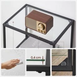 VASAGLE Standregal »LGT28G LGT028B61«, Badezimmerregal, Küchenregal, Flurregal, stabil, einfacher Aufbau, Wohnzimmer, Schlafzimmer Goldfarben, Schwarz -Vasagle Auslauf Geschäft 751b38b9 2274 4214 8161 373635763f77