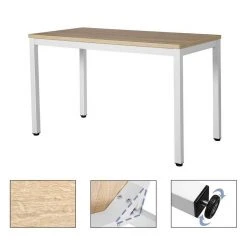 VASAGLE Schreibtisch »LWD64N LWD64X«, Computertisch, stabiles Metallgestell, fürs Home Office, vintage Weiß 28 VASAGLE Schreibtisch »LWD64N LWD64X«, Computertisch, stabiles Metallgestell, fürs Home Office, vintage Weiß -Vasagle Auslauf Geschäft 76bd2d5e d0a3 40ff b966 36d7585f5978