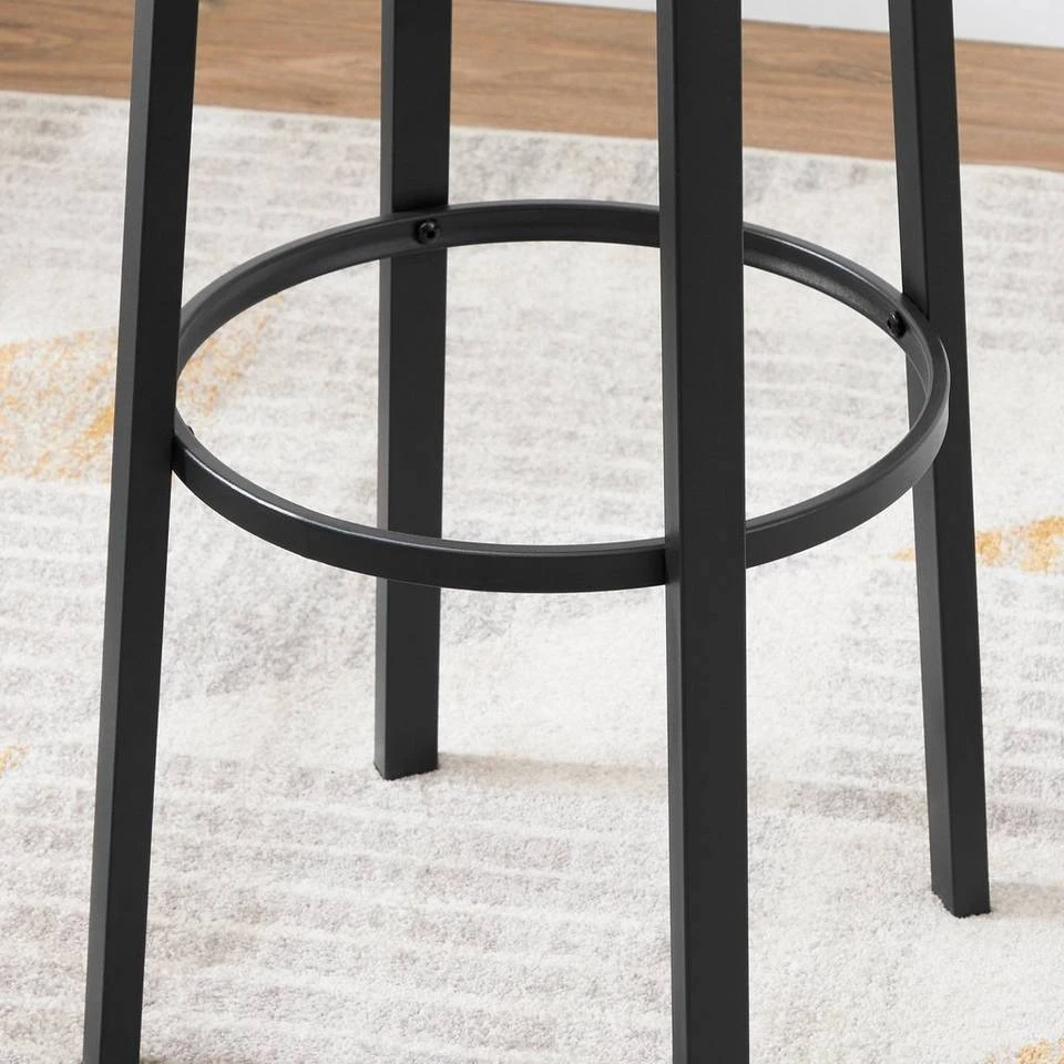 VASAGLE Barhocker »LBC069B81« (2 St., 2er-Set), Barstühle mit Fußstütze und PU-Bezug vintagebraun-schwarz 10 VASAGLE Barhocker »LBC069B81« (2 St., 2er-Set), Barstühle mit Fußstütze und PU-Bezug vintagebraun-schwarz – Bild 8