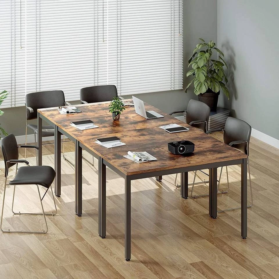 VASAGLE Schreibtisch »LWD64N LWD64X«, Computertisch, stabiles Metallgestell, fürs Home Office, vintage Weiß 4 VASAGLE Schreibtisch »LWD64N LWD64X«, Computertisch, stabiles Metallgestell, fürs Home Office, vintage Weiß – Bild 2