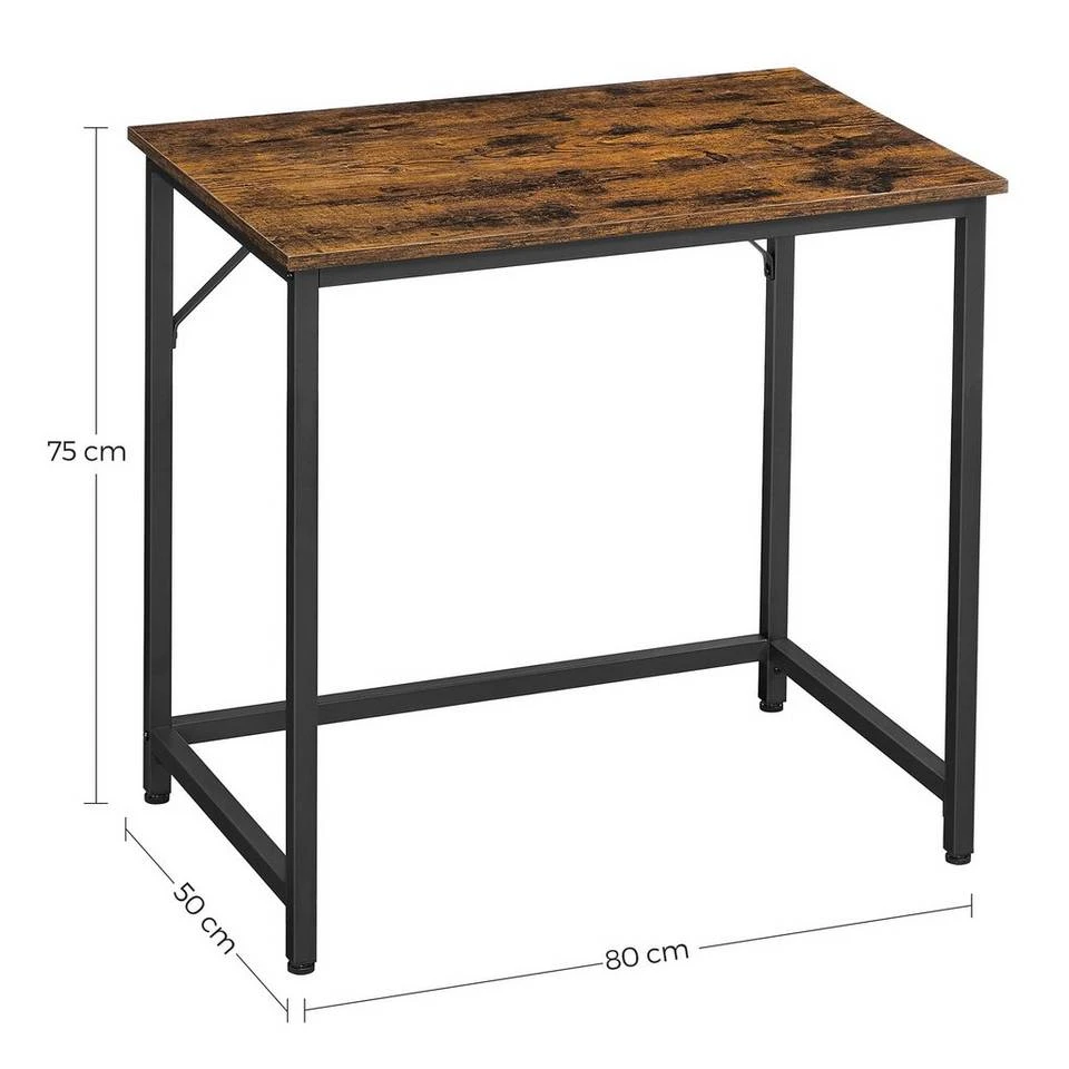 VASAGLE Schreibtisch »LWD41X LWD038 039 041 043«, Computertisch, 80/100/120/140 x 50 x 75 cm, Arbeitszimmer, Büro, einfacher Aufbau, Industrie-Design Grau, Vintage 24 VASAGLE Schreibtisch »LWD41X LWD038 039 041 043«, Computertisch, 80/100/120/140 x 50 x 75 cm, Arbeitszimmer, Büro, einfacher Aufbau, Industrie-Design Grau, Vintage – Bild 22