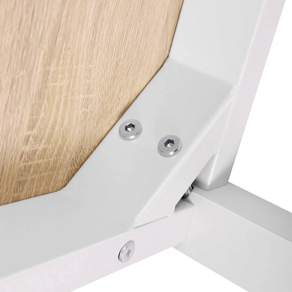 VASAGLE Schreibtisch »LWD64N LWD64X«, Computertisch, stabiles Metallgestell, fürs Home Office, vintage Weiß 16 VASAGLE Schreibtisch »LWD64N LWD64X«, Computertisch, stabiles Metallgestell, fürs Home Office, vintage Weiß – Bild 14