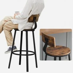 VASAGLE Barhocker »LBC026B01V1/B02/076B01« (2 St), 2er Set Barstühle, Küchenstühle, Sitzhöhe 73 / 62.5 cm, vintage Greige-Schwarz, Vintagebraun-Schwarz 27 VASAGLE Barhocker »LBC026B01V1/B02/076B01« (2 St), 2er Set Barstühle, Küchenstühle, Sitzhöhe 73 / 62.5 cm, vintage Greige-Schwarz, Vintagebraun-Schwarz -Vasagle Auslauf Geschäft 7f6db882 7691 4a64 9d3a a18736ece4d8