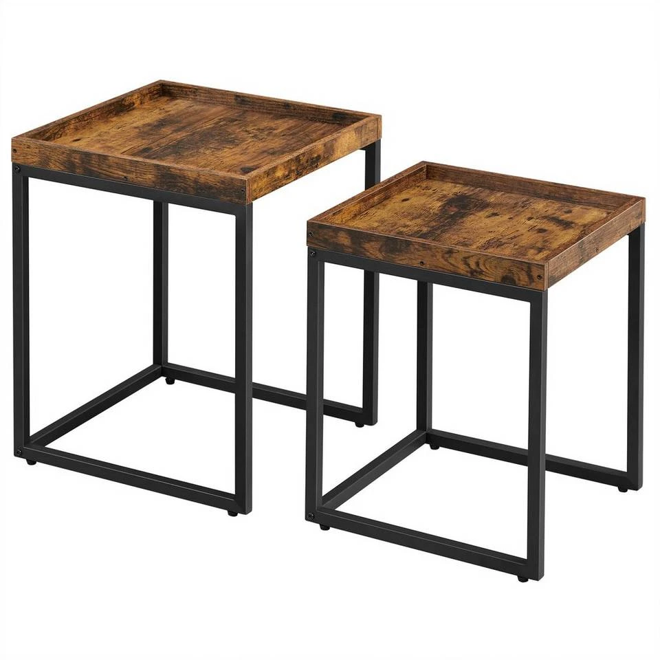 VASAGLE Beistelltisch »LNT222B01«, Sideboard, 2er Set, für Wohnzimmer, Esszimmer, Schlafzimmer, vintage 10 VASAGLE Beistelltisch »LNT222B01«, Sideboard, 2er Set, für Wohnzimmer, Esszimmer, Schlafzimmer, vintage – Bild 8