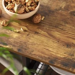 VASAGLE Standregal »KKS90X«, Regal, für Küche, mit Metallgestell, praktische Haken, ausziehbares Gitterfach, im Vintage-Look -Vasagle Auslauf Geschäft 84fd7d72 107d 4d83 9964 1644c3113341