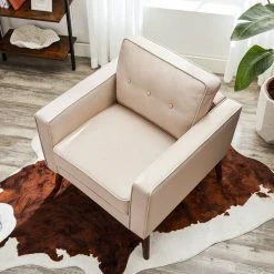 VASAGLE Relaxsessel »LAC003G01 LAC003M01«, Fernsehsessel, Loungesessel, mit Sitzkissen, für Wohnzimmer, Büro Beige, Grau -Vasagle Auslauf Geschäft 86ceaae8 b736 4ff8 a043 e6c2f1d09846