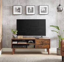 VASAGLE Lowboard »LTV09 LTV120«, Retro TV-Regal, Fernsehtisch, Fernsehschrank, 110/120 x 40 x 49 cm Greige, Vintage, Wei&szlig; -Vasagle Auslauf Geschäft 87de7b82 62a3 4ebc a183 9201670581d8