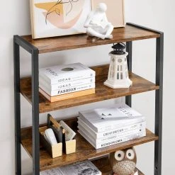 VASAGLE Bücherregal »LSC601B01«, Aufbewahrungsschrank, mit 2 Lamellentüren, 4 Ablagen, vintage 13 VASAGLE Bücherregal »LSC601B01«, Aufbewahrungsschrank, mit 2 Lamellentüren, 4 Ablagen, vintage -Vasagle Auslauf Geschäft 8eb2d80d 2b56 4b91 a2e3 bf63cc0cc251