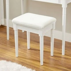 VASAGLE Schminktisch »RDT172W01«, Frisiertisch, mit Hocker und 10 Glühbirnen, transparente Tischplatte aus Hartglas 20 VASAGLE Schminktisch »RDT172W01«, Frisiertisch, mit Hocker und 10 Glühbirnen, transparente Tischplatte aus Hartglas -Vasagle Auslauf Geschäft 8ecdcf86 6e6e 4c0e b2f9 06ef1cdc2e74