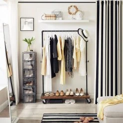 VASAGLE Kleiderständer »HSR65BX«, Schwerlast Garderobenständer, bis 90 kg belastbar, vintage -Vasagle Auslauf Geschäft 9015ac1a fc87 4234 bc9c 95abf30146a1