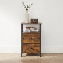 VASAGLE Nachttisch »LET521B01«, Beistelltisch, mit 2 Schubladen, Industrie-Design, vintage 13 VASAGLE Nachttisch »LET521B01«, Beistelltisch, mit 2 Schubladen, Industrie-Design, vintage -Vasagle Auslauf Geschäft 90565100 66a8 4fdc 93eb a95956bd02b9