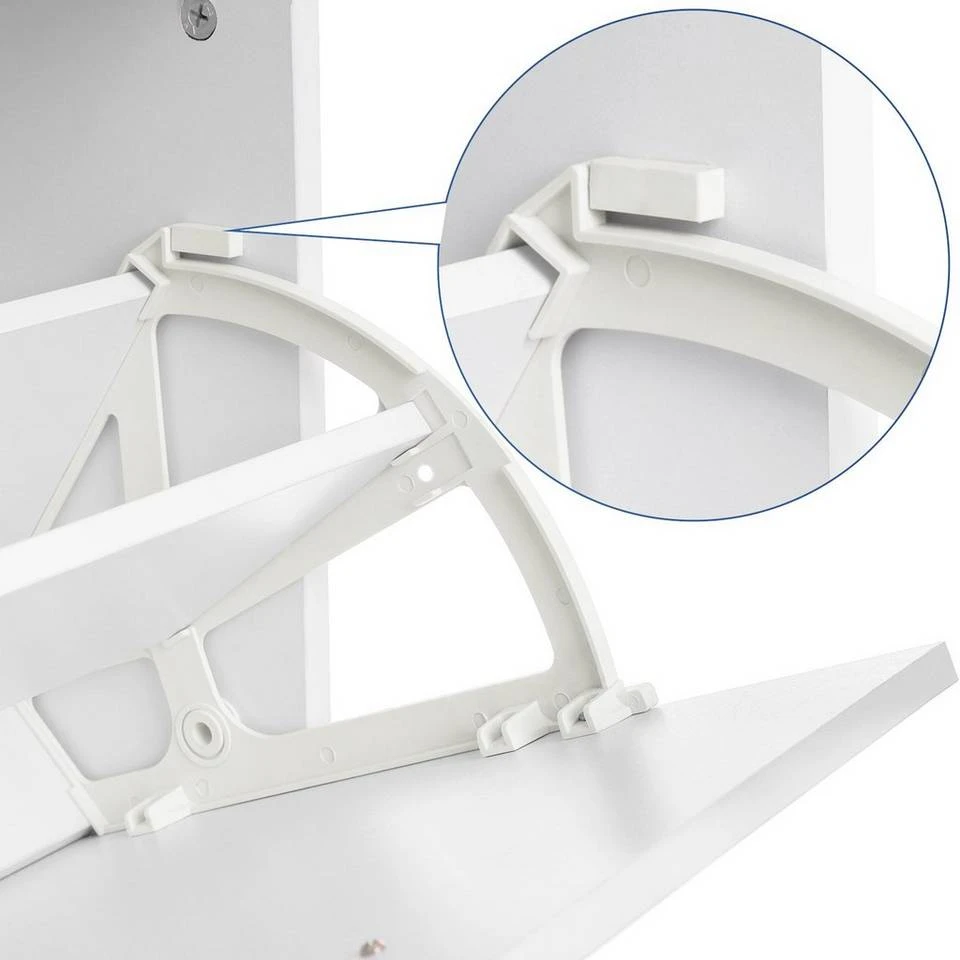 VASAGLE Schuhschrank »LBC03« Schuhregal mit 3 Klappen und Ebenen, perfekt für schmale Flure, 60 x 24 x 120 cm (L x B x H) Eichenfarben, Vintage, Weiß 20 VASAGLE Schuhschrank »LBC03« Schuhregal mit 3 Klappen und Ebenen, perfekt für schmale Flure, 60 x 24 x 120 cm (L x B x H) Eichenfarben, Vintage, Weiß – Bild 18