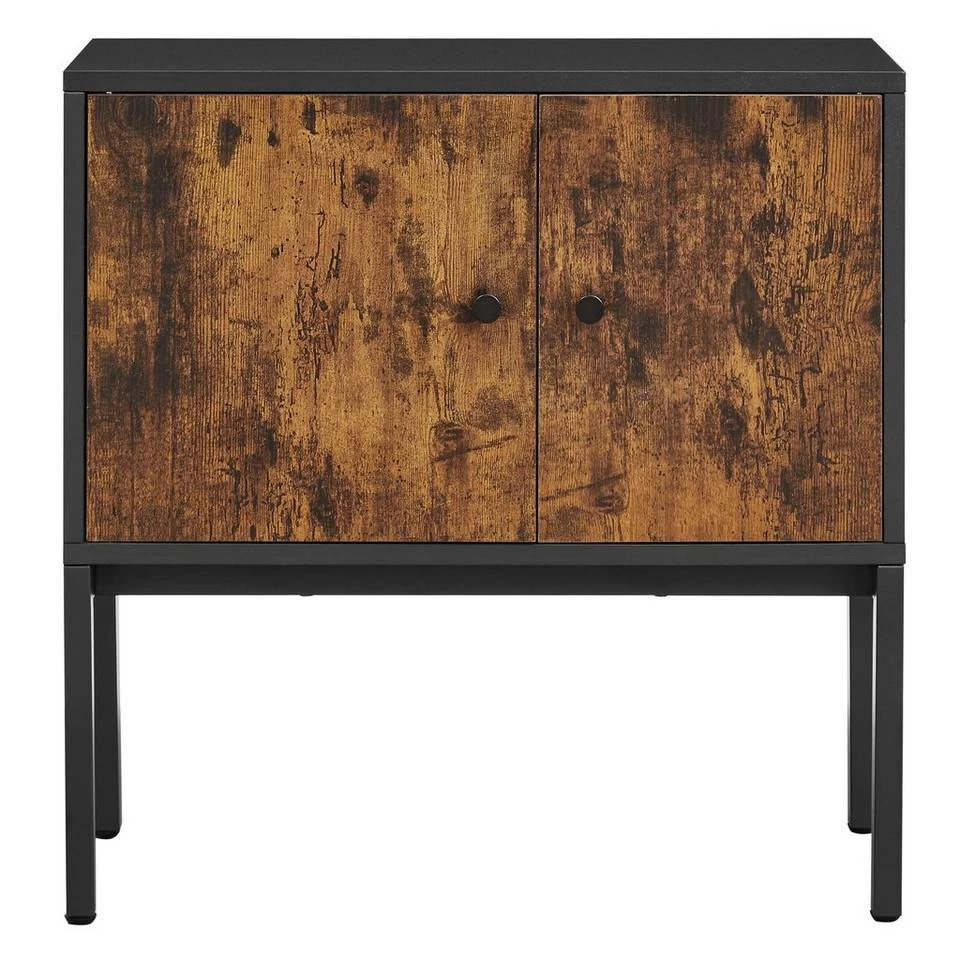 VASAGLE Nachttisch »LSC106B01«, Nachtschrank, mit viel Staumraum, verstellbaren Ablagen, asymmetrischen Türen, 60 x 30 x 60 cm, vintage 9 VASAGLE Nachttisch »LSC106B01«, Nachtschrank, mit viel Staumraum, verstellbaren Ablagen, asymmetrischen Türen, 60 x 30 x 60 cm, vintage – Bild 7