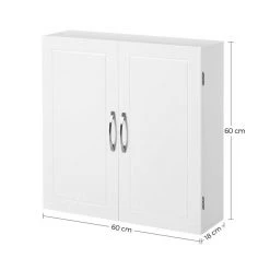 VASAGLE Hängeschrank »BBC320W01« Badezimmerschrank Wandschrank Aufbewahrungsschrank mattweiß 21 VASAGLE Hängeschrank »BBC320W01« Badezimmerschrank Wandschrank Aufbewahrungsschrank mattweiß -Vasagle Auslauf Geschäft 95134f84 6055 49df ade5 8c9e2041fc2b