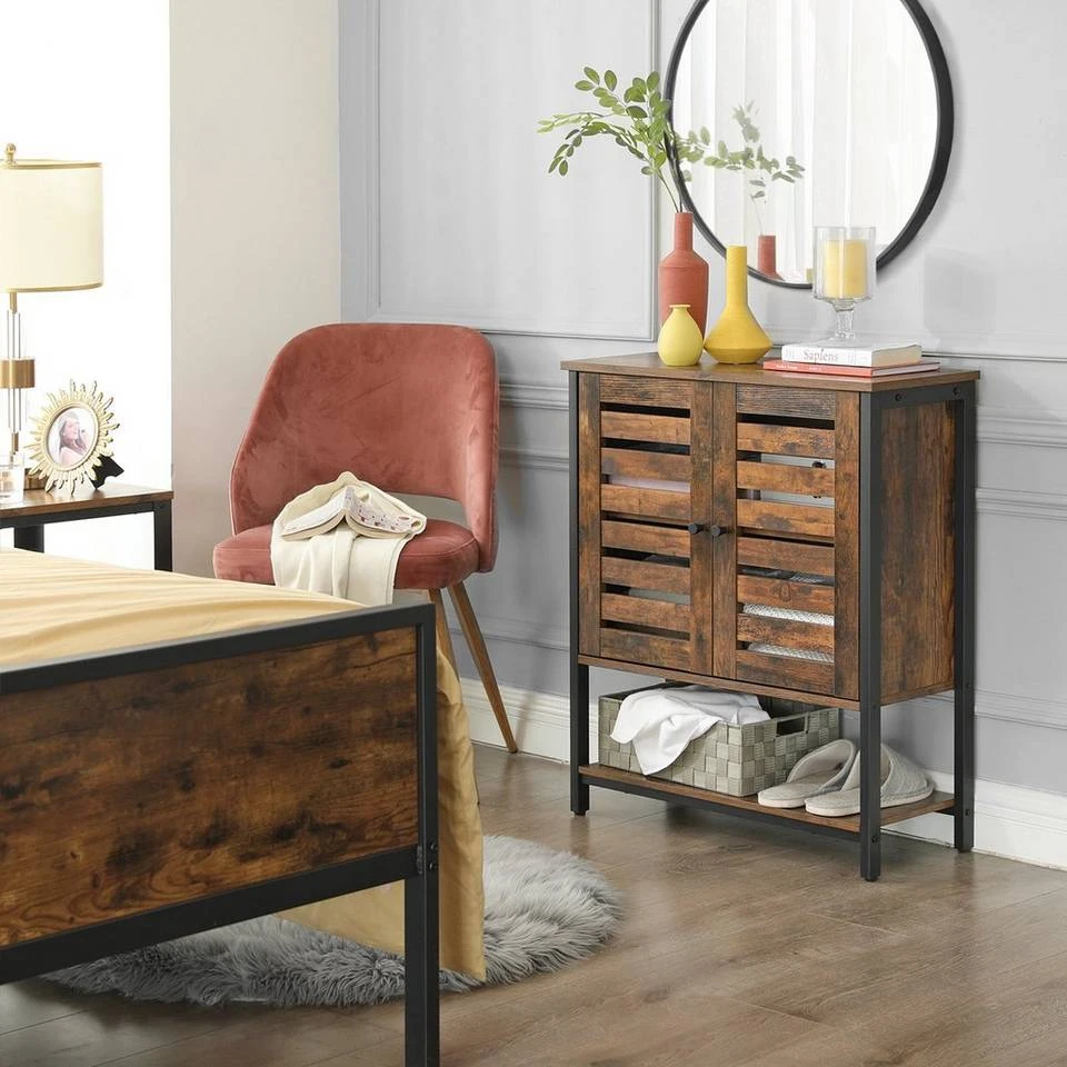 VASAGLE Sideboard »LSC77BX«, Sideboard, Küchenschrank, vintage 7 VASAGLE Sideboard »LSC77BX«, Sideboard, Küchenschrank, vintage – Bild 5