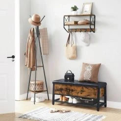 VASAGLE Sitzbank »LSB47BX LSB047B03«, Sitzbank, Eisen, vintage Haselnussbraun -Vasagle Auslauf Geschäft 998f7ee4 0eba 41ed 89f2 53786edda7e4