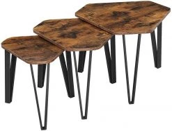 VASAGLE Beistelltisch »LNT14BX«, Beistelltisch-Set, 3 Stück Nachttische, Couchtische, vintage 10 VASAGLE Beistelltisch »LNT14BX«, Beistelltisch-Set, 3 Stück Nachttische, Couchtische, vintage -Vasagle Auslauf Geschäft 9cfe41b4 5d0c 440a 92c3 d63306efa12d