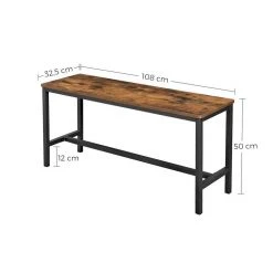 VASAGLE Essbank »KTB33X«, 2er Set Küchenbänke, Esstischbänke, vintage -Vasagle Auslauf Geschäft 9d118f51 2c00 4172 858d c34c4a981b17