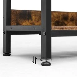 VASAGLE Bücherregal »LLS104B01«, Standregal mit 6 Fächern, offen, Aufbewahrungsregal, Wohnzimmer, Schlafzimmer, 120 x 33 x 80 cm, vintage -Vasagle Auslauf Geschäft a0091be9 cee8 448d bfb1 3d23a8402899