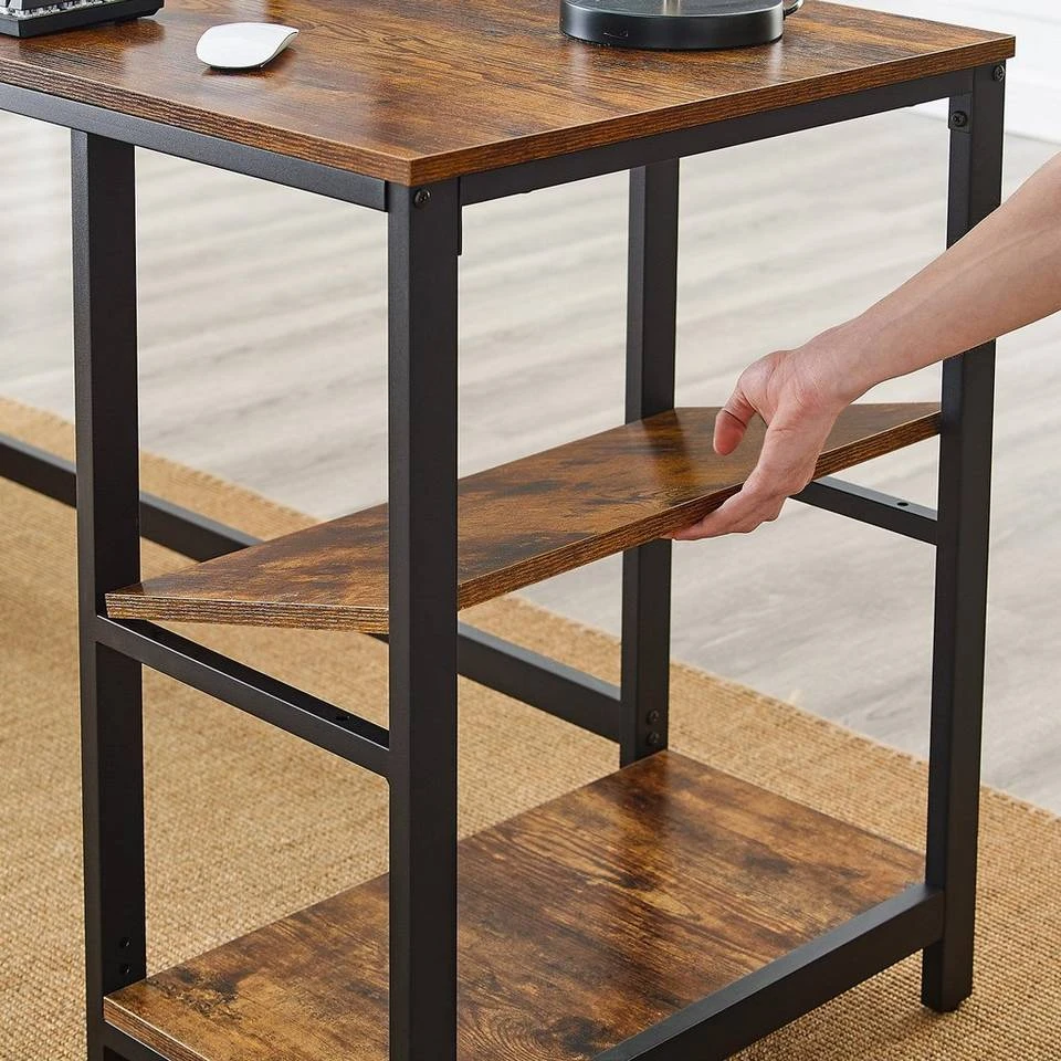 VASAGLE Schreibtisch »LWD47X LWD47MB«, Schreibtisch, Computertisch, Bürotisch, vintage Greige 8 VASAGLE Schreibtisch »LWD47X LWD47MB«, Schreibtisch, Computertisch, Bürotisch, vintage Greige – Bild 6