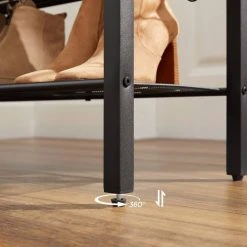 VASAGLE Schuhregal »LBS022B01«, Schuhregal, für 14 Paar Schuhe, erhöhte Seitenkanten, Industriestil, vintage -Vasagle Auslauf Geschäft a3ecff5d 4df2 4771 94a5 95d89e2f64be