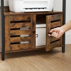 VASAGLE Bücherregal »LSC601B01«, Aufbewahrungsschrank, mit 2 Lamellentüren, 4 Ablagen, vintage 14 VASAGLE Bücherregal »LSC601B01«, Aufbewahrungsschrank, mit 2 Lamellentüren, 4 Ablagen, vintage -Vasagle Auslauf Geschäft a606af51 d353 4ade 861f b6b44fe10b65